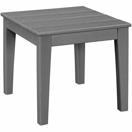 POLYWOOD Newport 18'' Slate Grey End Table 633CT18GY